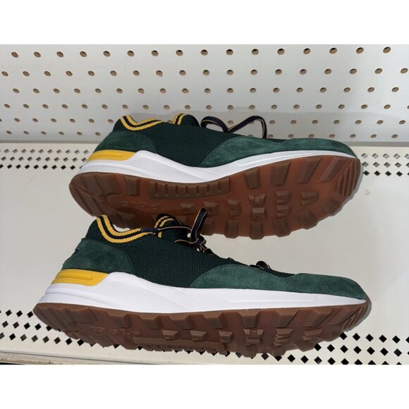 Polo Ralph Lauren Trackster 200II Mens Athletic Shoes Size 10 Green Yellow Blue - Picture 5 of 8